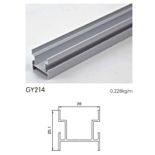 Anodised Aluminium H Track for Wardrobe Door